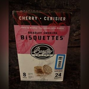 Bradley Smoker 24-Pack Cherry Bisquettes-Great For Smoking Thanksgiving Turkey